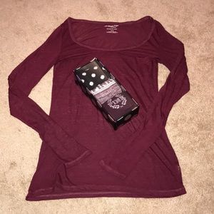 Bundle. Long sleeve and 3 pairs of socks.